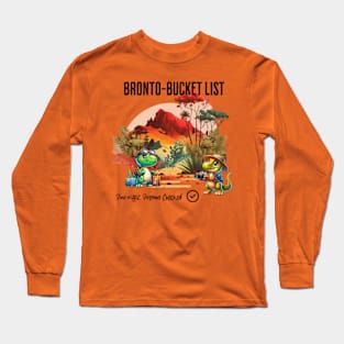 Bronto-bucket list: Dino-riffic Dreams Checked Long Sleeve T-Shirt